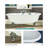 Kingston Brass Aqua Eden 66-Inch Cast Iron Oval Double Ended Clawfoot Tub (No Faucet Drillings)-11173509