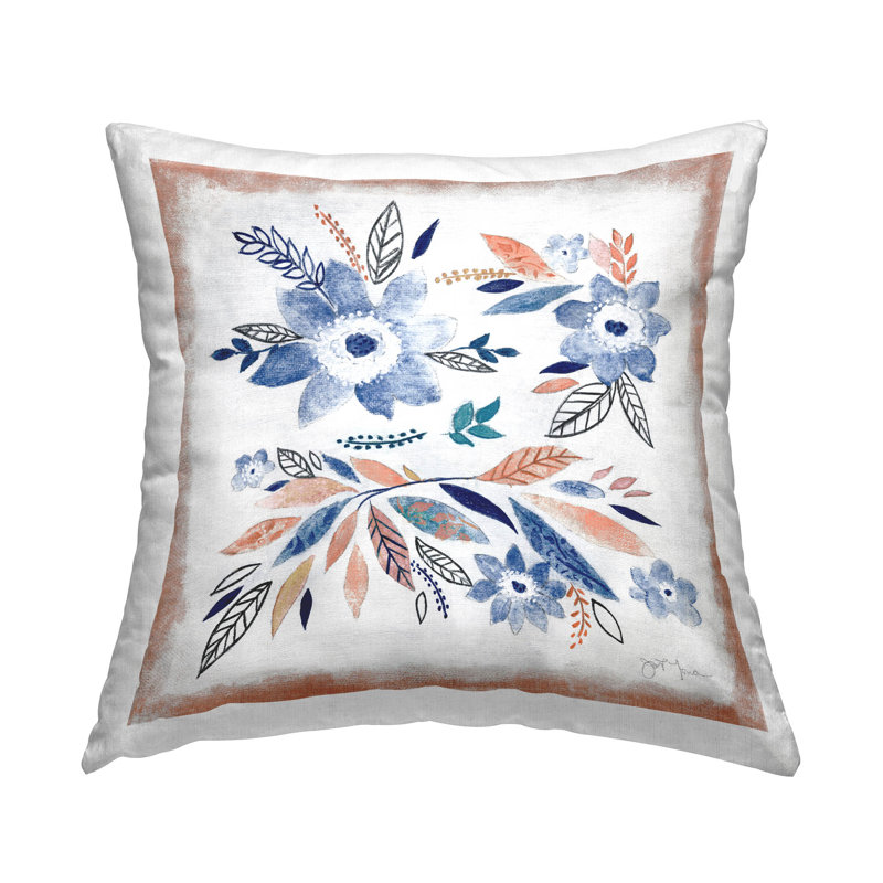 Polyester Throw Square Pillow Cover & Insert
