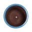 Pot de fleurs en céramique à 3 fleurs, pot de fleurs moderne, bleu antique, patio, jardin, rebord de fenêtre, gel, configuration de drainage efficace, météo, trou, conception pratique-628502637