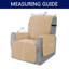 Housse matelassée et réversible pour fauteuil inclinable-50890887-50890284