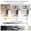 Ventilateur de plafond à DEL à double anneau 19,7 po avec lumière, éclairage à intensité variable et télécommande-1888507126