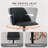 Swivel Upholstered Adjustable Height Counter & Bar Stool With Footrest-289953232-290153977