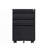 3-Drawer Mobile Filing Cabinet With Lock, Office Storage Filing Cabinet, Living Room Cabinet-1823935188