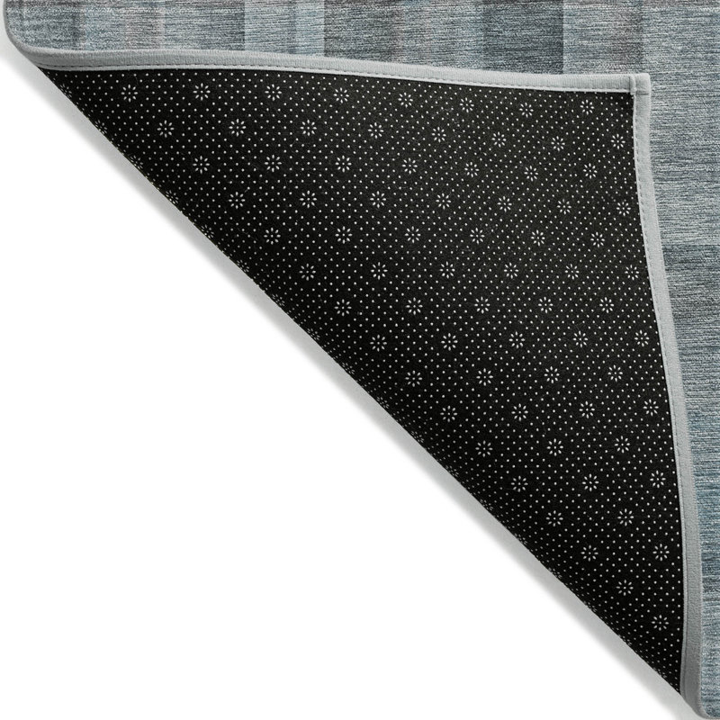 Alfonzo Washable Striped Indoor / Outdoor Rug, Runner 2'3" x 7'6"