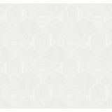 Meyberg Silver Geometric Wallpaper