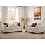 Ensemble de canapé 2 pièces avec coussins décoratifs Ralph Chenille - Beige-1550005190-1556382945