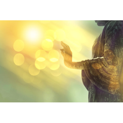 Buddha Statue - Wrapped Canvas Print