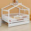 Lit en bois avec couchette-1659102672