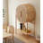 39.37" Brown Rectangular Solid Wood Wine Racks