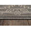 Tapis d'intérieur / extérieur gris à motif floral Craine-1918086147
