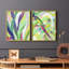 Impression encadrée V-Premium Bright Bright Abstraction - prête à être accrochée - aucun clou requis - aucun clou requis-799716130-799716159