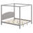 Canopy Platform Bed With Headboard-1822686912
