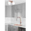 Lavabo encastré / encastré en cuivre martelé de calibre 12 de 30 po Fossil Blu Luxury, patine moyenne, avec accessoires