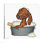 Dachshund Bath - Print on Canvas-1860830240-1867025513