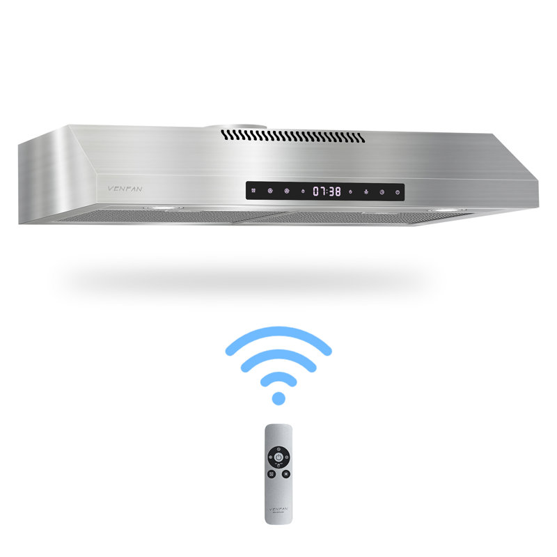 30'' Stainless Steel Convertible Under Cabinet Range Hood with Charcoal Filter