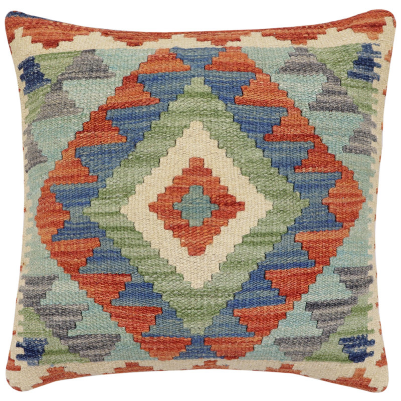 Housse et insert de coussin carré 100% laine