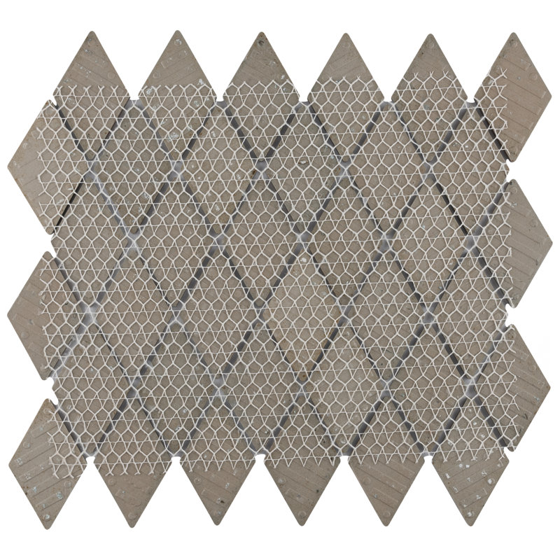 Hudson 2" x 3" Porcelain Grid Mosaic Wall & Floor Tile, Multicolor