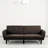 Contemporary Convertible In Brown, With Channeled Back, - C Charging, And Soft Arms 2 Seat Fabric, Arms, Foam Filler-371188794