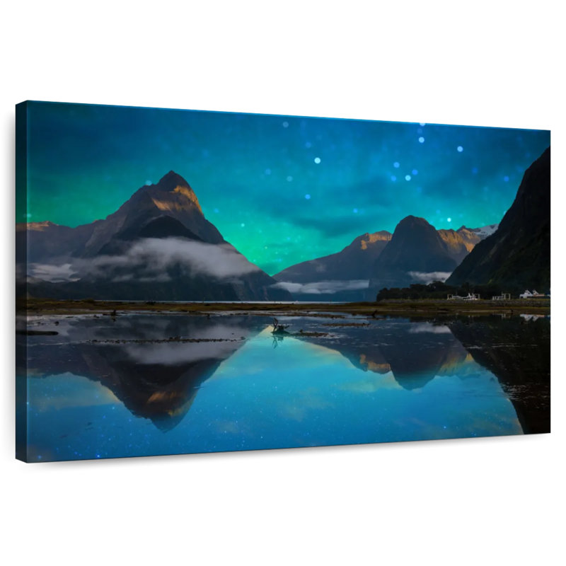 Nicci Milford Sound Night Reflection, H 16 po x l 24 po
