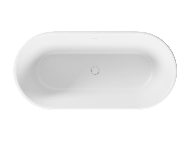 Acquabella Monviso Air Bath Tub, Gloss White