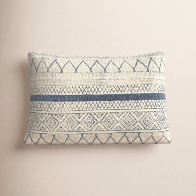 Zetta Geometric Cotton Throw Pillow