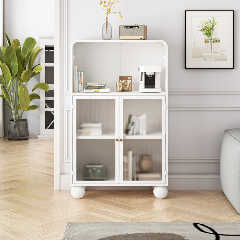 Armoire de rangement H 45,28 po, Blanc