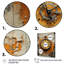 Horloge industrielle chic II - impressions sur toile tendance-38782815-38782811