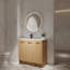 Meuble-lavabo 36 po avec lavabo gauche en résine 36 po, 2 portes et 1 porte
