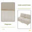 Canapé modulaire modulaire, canapé convertible avec rangement, ensemble de canapé pliant multifonctionnel en tissu, canapé 2 places-209700825
