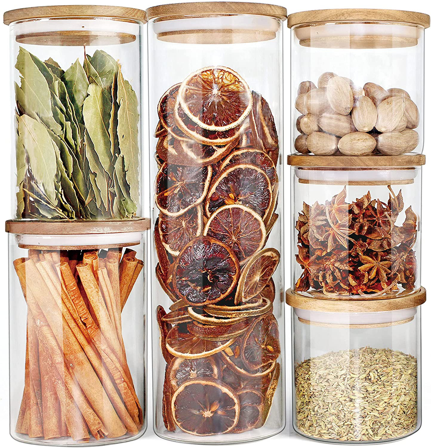 https://assets.wfcdn.com/im/26095890/compr-r85/2317/231752695/brytne-glass-jars-with-wood-lids-airtight-glass-canisters-sets-glass-storage-containers-6-sets-food-storage-containers-glass-storage-jars-with-lids-glass-canisters-panry-container-glass.jpg