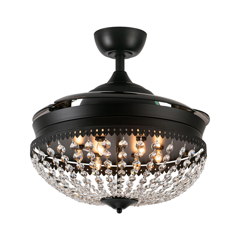 Ventilateur de plafond à 3 pales de 42 po avec télécommande et ensemble d'éclairage inclus Athen