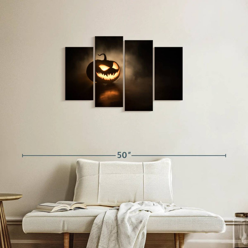 Sinister Jack O Lantern, 22" H x 36" W