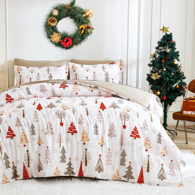 Christmas Tree 7-Piece Comforter Set, King