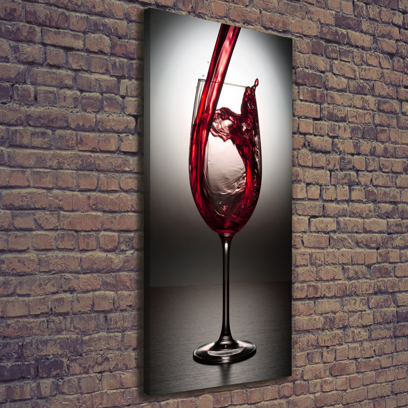 Red Wine - Wrapped Canvas Print