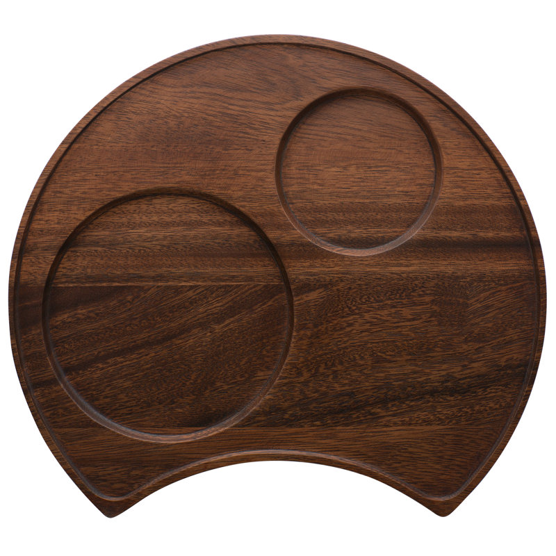Plateau de service en bois 13 "Noritake Kona