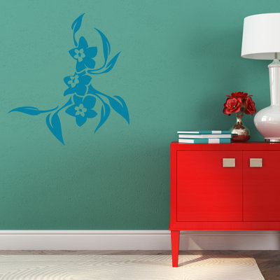 Adhésif décoratif fleurs Galusha