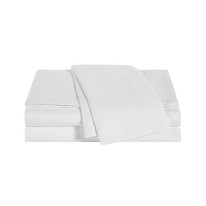 100% Cotton Sheet Set, Queen, White
