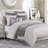 Celeste Taupe Ivory Jacquard Modern Comforter Set-950222413