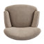 Fauteuil club rembourré Boucle