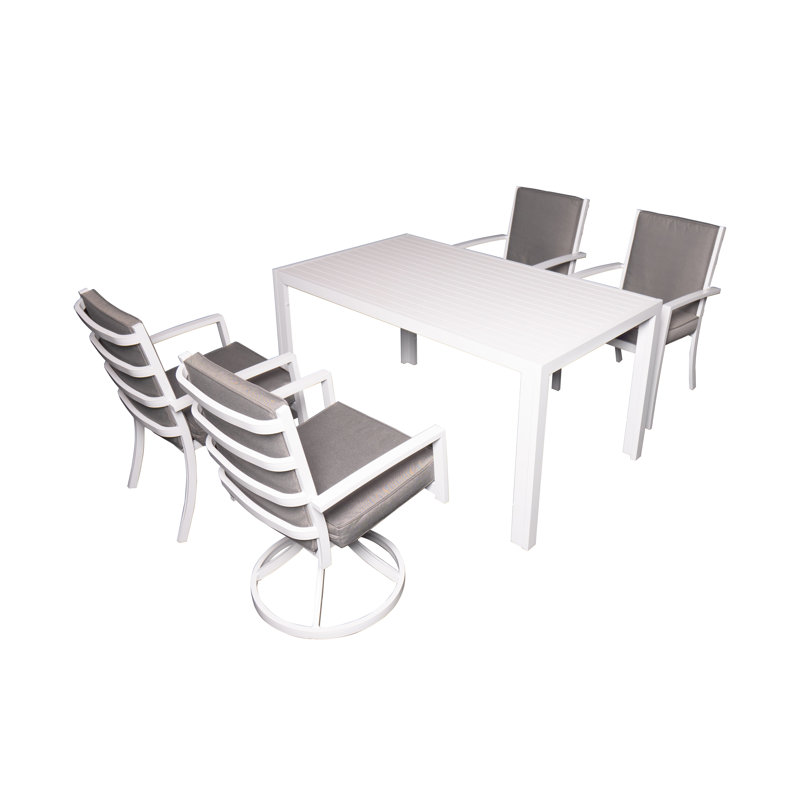 Ensemble de salle à manger d'extérieur pour restaurant L 57,09 po Eckehard