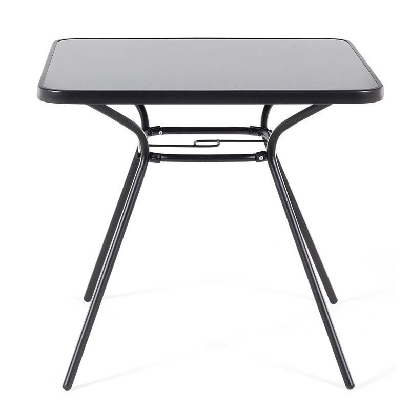Garden Rectangular Metal Outdoor Dining Table , 80cm cm W 80cm cm D