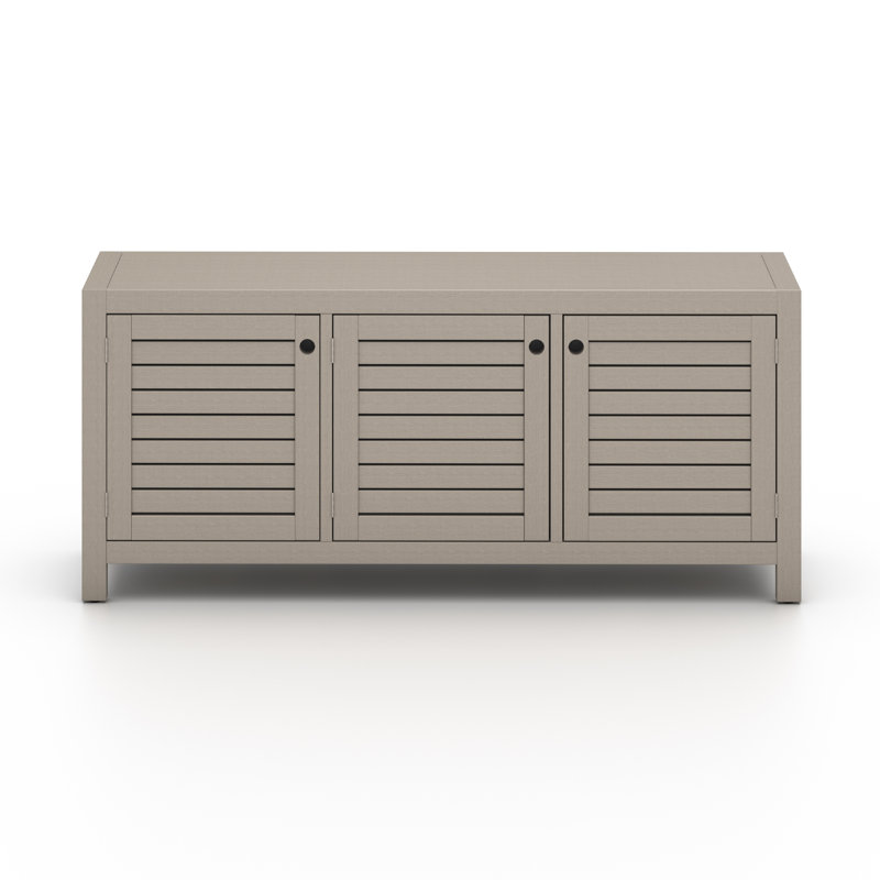 Sonoma 70'' W Solid Wood Sideboard, Weathered Gray