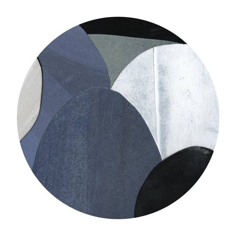 Littoral Composite I by Emma Scarvey - Wrapped Canvas Painting, 30cm H x 30cm W x 3.8cm D
