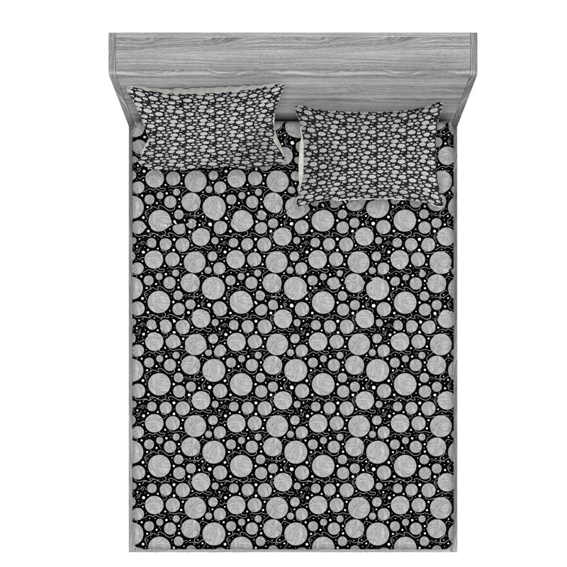 Microfiber Sheet Set, Full Sheet Set with Fitted Sheet
