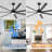 Industrial Ceiling Fans With Lights, Large Ceiling Fan With Quiet Dc Motor, 6 Speeds,black Commercial Indoor/outdoor Ceiling Fans For Patios/garage/porch-1537446930-1537658900