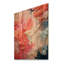 Collage de corail rose et blanc - corail sous l'eau, art mural sur bois de pin naturel-806596793