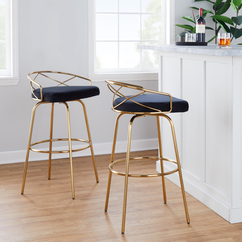 Tabouret de bar pivotant 29,75 po Lakyia