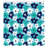 East Urban Home Aqua Shower Curtain Spring Flowers Multicolor-106336656