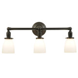 Schoolhouse & Early Electric 3 - Light Armed Sconce