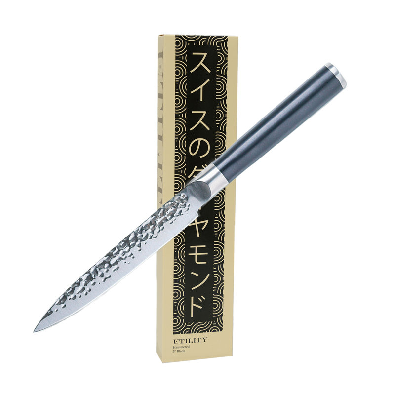 Swiss Diamond 5" Hammered Utility Knife